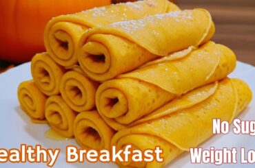 Healthy Breakfast Ideas | BEST Pancake Recipe | How to Make Pumpkin Pancakes