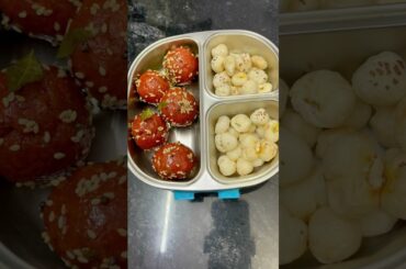 Healthy Kids Lunch Box | poha Balls & Crunchy Makhana | Easy Lunch Ideas #viral  #kidstiffinrecipe