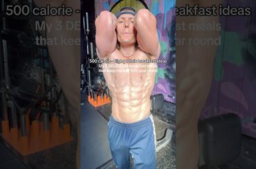 3 low calorie- high protein breakfast meals that keep me shredded! #highprotein #nutrition #abs