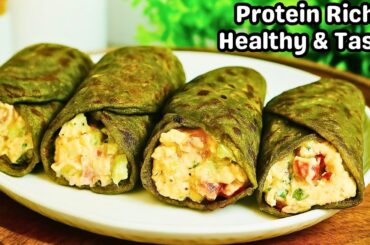 High Protein Paneer Breakfast | Paneer Rolls For Weight Loss | Healthy Paneer Rolls | Paneer Snacks