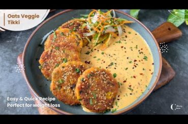 Oats Veggie Cutlet | Oats Recipe | High Protein Tikki | Healthy Lunch/Dinner | Weight Loss Recipe