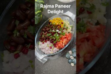 Rajma Paneer Delight!! #salad #easyrecipe #viral #viralvideo #breakfast #dinner #healthy #protein