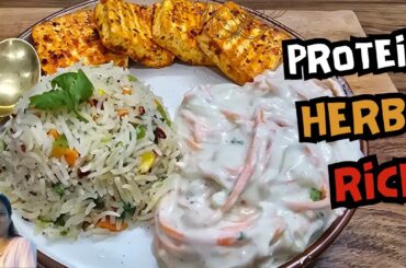 Protein  Herbs Rice Bowl | Healthy Lunch & Dinner Idea | Weight Loss Special  |