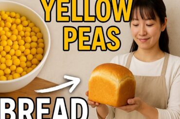 “Japanese Girl Making Bread from Yellow Peas | Healthy Homemade Recipe” #JapaneseBread #YellowPea