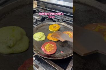 Healthy Rainbow dosa bites / Subscribe for more healthy recipes/ full recipe in description