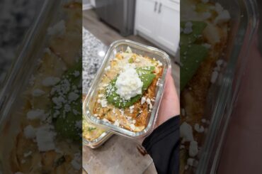 Healthy Enchilada Eggs #easyrecipe #healthyrecipes #breakfast #mealprep #highprotein #eggs