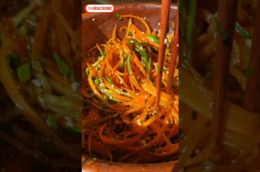 Korean carrot and cucumber salad #KoreanCarrotSalad #carrotsalad #salad #asmr