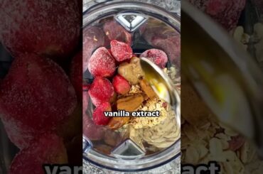 Strawberry Shortcake weight loss smoothie #healthy #smoothierecipes