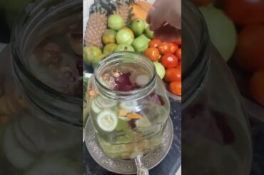 Healthy drink for weight loss and glowing skin ...#detoxwater #trending #ytshorts #short