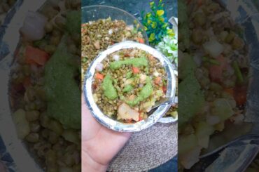 Healthy Moong Salad Chaat/Street Style Chaat Recipe #moongdaalrecipe #chaat
