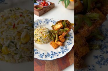 Dinner? #recipe #garlic #beans #rice #paneer