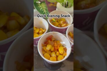 Sweet Corn Chaat | Quick & Healthy Evening Snack#cornrecipe#shorts