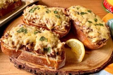 Greek-Style Tuna Melts | Easy Mediterranean Sandwich Recipe