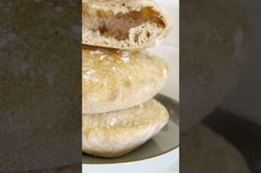 Say Goodbye to Store-Bought: Make Fluffy Whole Wheat Sourdough Pita at Home!