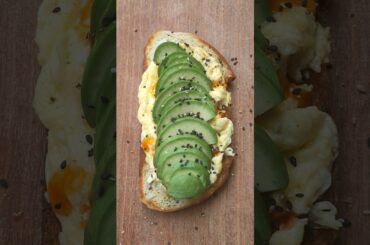 Simple Breakfast Ideas #74: Omelette Avocado Toast #shorts #avocado #avocadotoast #breakfastideas