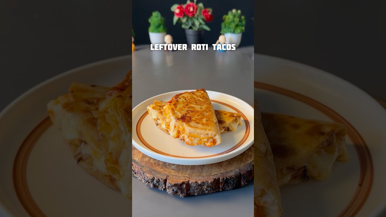 Leftover Roti Tacos Recipe #shorts #recipe #crispy #tacos #leftover Leftover Roti Tacos Recipe #shorts #recipe #crispy #tacos #leftover