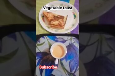 vegetable toast #food #toast #sandwich #recipe #tea #bread #delicious #cooking #easyrecipe #lunchbox
