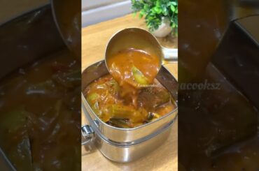 Lunch Recipe: Rice n Murangakkai kaare kulambu | bonda | fruit #shortfeed #lunchideas #lunchbox