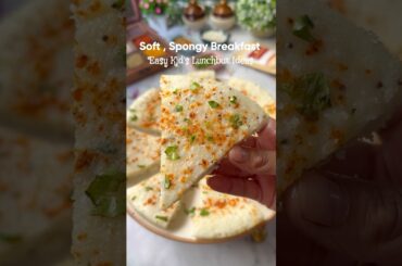 Soft Spongy Breakfast Recipe | Kid’s Lunchbox Ideas #shorts #ytshots #viral #trending #lunchbox