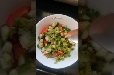 Simple healthy salad recipe #salad #veggies #health