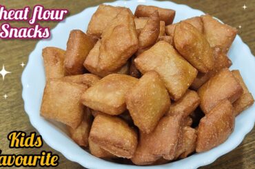 Homemade Healthy Wheat Flour Biscuits | Wheat Flour Snacks Recipe | Wheat Flour Biscuits |Kids snack