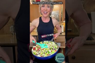 Apple Brussels Protein Skillet #shorts #dinner #recipe #yummy #healthylifestyle #health #healing