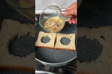 toast egg and turkey #egg #eggrecipes #food #breakfast #shorts