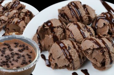 Healthy Chocolate Ice Cream Recipe | No Cream, No Sugar Ice Cream | Delicious Homemade Ice Cream