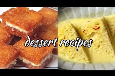 Bread Dessert Recipes | 2 Types Of Dessert Recipes | Only Milk And Bread dessert