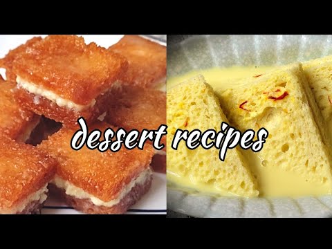 Bread Dessert Recipes | 2 Types Of Dessert Recipes | Only Milk And Bread dessert Bread Dessert Recipes | 2 Types Of Dessert Recipes | Only Milk And Bread dessert