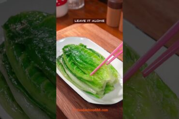 EASY VEGAN LETTUCE SALAD RECIPE #recipe #cooking #chinesefood #lettuce #salad #vegan #vegetarian