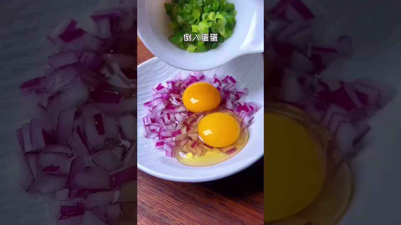 Quick Breakfast Magic Onion Omelette #shorts Quick Breakfast Magic Onion Omelette #shorts