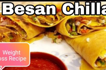 Besan Chilla with Paneer Stuffing | Healthy Breakfast Recipe | Besan Chilla @CookwithRash1969