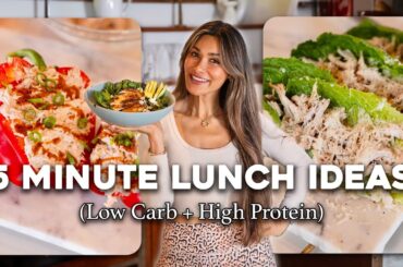 5 MINUTE MEALS FOR WEIGHT LOSS! Low Carb, High Protein