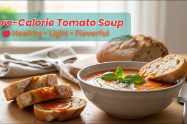 Weight Loss Friendly Tomato Soup | Healthy & Delicious”