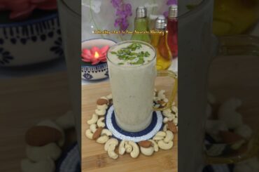 Navratri Special Dryfruit Banana Smoothie| Healthy Weight Loss Recipe| Satvik Morning Drink #shorts