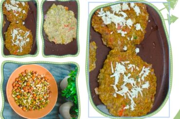 High Protein Breakfast | Healthy Weight Loss Recipe | Sprouts Cheela | MoongDal Cheela