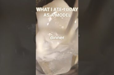 what i ate today as a model | no.4