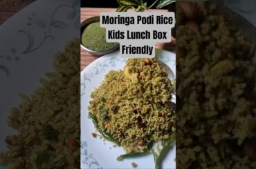 Moringa Podi Rice | Drumstick Leaves Powder Rice Recipe | Healthy Lunch Box Idea