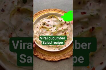 viral cucumber salad recipe #shorts #recipe