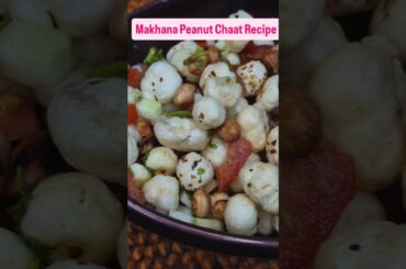 Crispy Makhana Peanut Chaat | Healthy Vrat Snack Recipe | Navratri Fasting Recipe