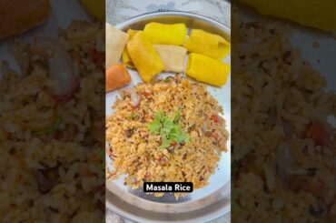 Masala Rice Recipe-Spicy and Tasty. #shorts #ytshorts #food #rice #masalaricerecipe #masala #recipe