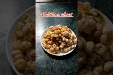 Makhana Chaat Recipe | Healthy Evening Snack | #theamankitchen #shorts #youtubeshorts #explore #food