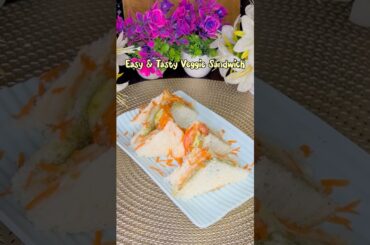 Simple And Tasty Sandwich #shorts#sandwich#sandwichrecipe#veggiesandwich#quickrecipe#shortviral#yt
