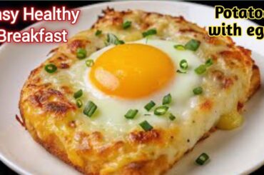 If you have Potatoes with eggs ,make This healthy delicious breakfast || 5! Minutes Easy Breakfast
