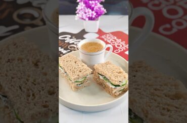 Healthy No-Cook Sandwich Recipe | Quick & Easy Sandwich in 5 Minutes. #shorts