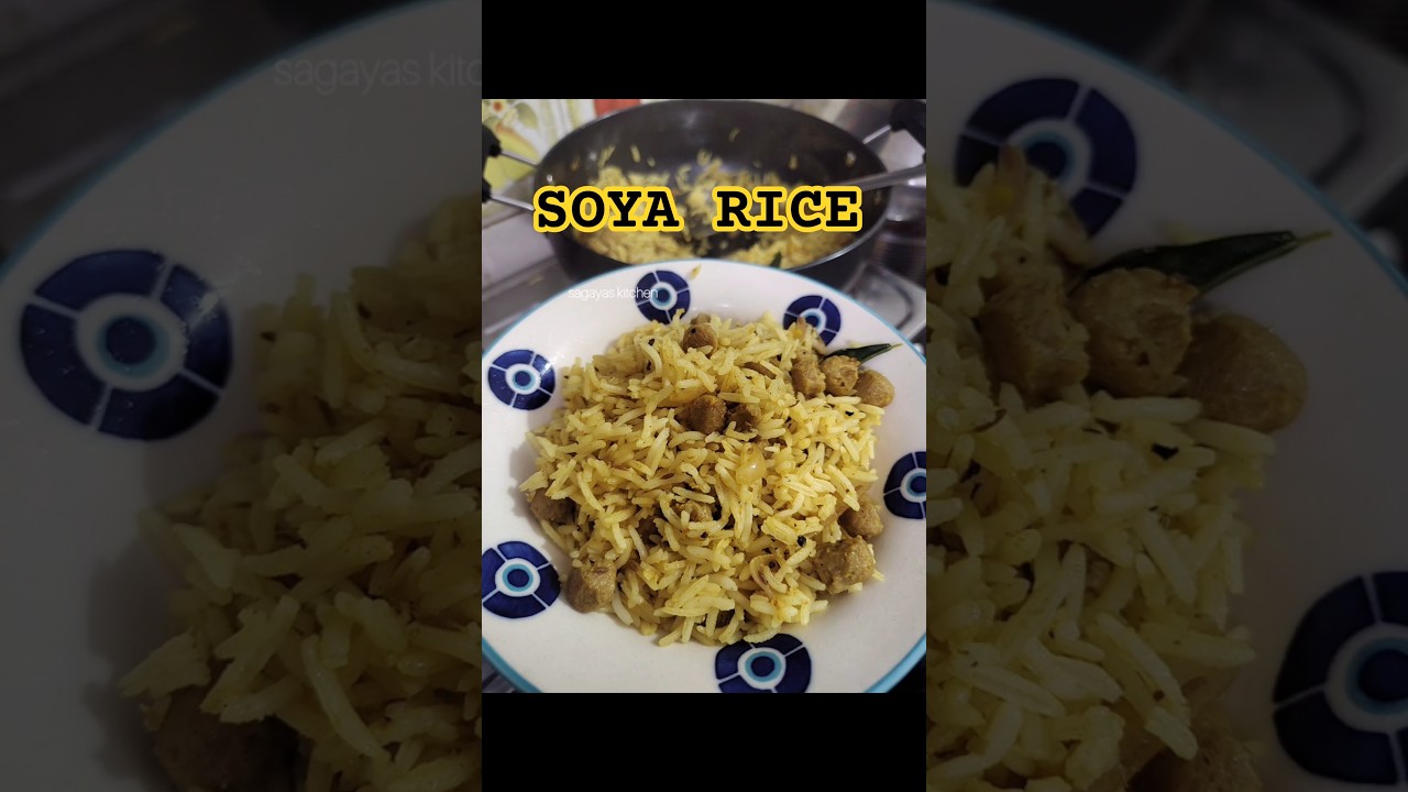 Soy Rice Recipe | Protein Lunch recipe | Easy Rice Recipe | Quick & Healthy Soy Rice Recipe | Protein Lunch recipe | Easy Rice Recipe | Quick & Healthy