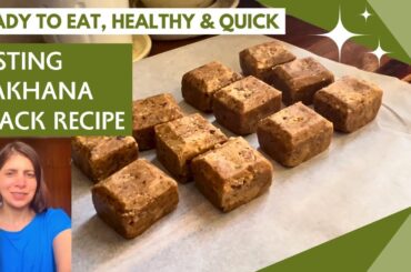 Healthy Makhana Snack Recipe | No Sugar Protein Rich Quick Navratri Fasting Snack for Weight Loss