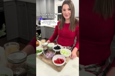 Easy Greek chicken bowls for a healthy family dinner on a budget!