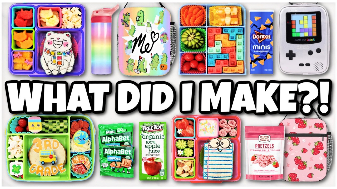 Making LUNCHBOXES for the 1st Week of School! MYSTERY Boxes & MORE!! Making LUNCHBOXES for the 1st Week of School! MYSTERY Boxes & MORE!!